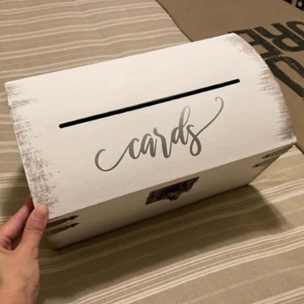 **SUPER CUTE** Wedding Reception / Shower / Ceremony Card Box, Gift Chest